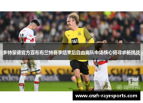 多特蒙德官方宣布布兰特赛季结束后自由离队中场核心将寻求新挑战